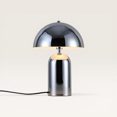 Tafellamp Asteri cromo s - Chromen paddenstoel lamp van metaal voor binnen - Zonder lichtbron