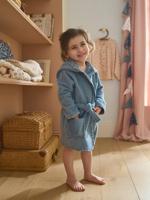 Kamerjas voor baby's, personaliseerbaar INDIA blauw, bedrukt - thumbnail