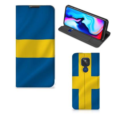 Motorola Moto G9 Play | Standcase | Zweden Motorola Moto G9 Play | Standcase | Zweden