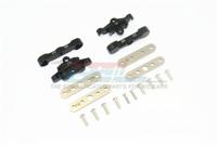 Aluminium Front + Rear Lower Arm Tie Bar Mount, Black - Traxxas Maxx - thumbnail