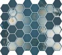 Mozaiek Valencia Hexagon Blauw 4,3x5,0 - thumbnail