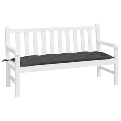 VidaXL Tuinbankkussen 150x50x7 cm oxford stof antracietkleurig