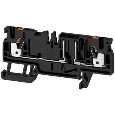 Weidmüller 2466530000 Zekeringklem 5.10 mm Spanveer Zwart 50 stuk(s) Piece