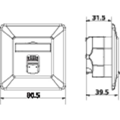 Metz Connect 130C371002-I Netwerkdoos Inbouw (in muur) Inzet met centraalstuk en frame CAT 6A 1 poort Zuiver wit Metz Connect 130C371002-I Netwerkdoos Inbouw (in muur) Inzet met centraalstuk en frame CAT 6A 1 poort Zuiver wit