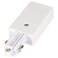 SLV 1-faseSupply 2 voeding aarde rechts wit - 143041 - thumbnail