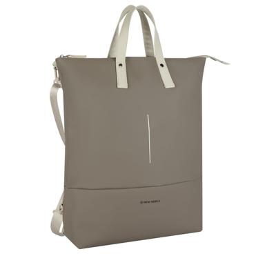 New Rebels Matteo Millburn Taupe 18L Rugzak Shopper Waterafstotend Laptop 15.6"