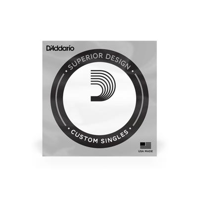 D&apos;Addario CB080 XL Single Bass Chromes Flat Wound 080 Long Scale Enkele bas gitaarsnaar