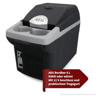 AEG Bordbar BK6 Koelbox en verwarmingsbox Thermo-elektrisch 12 V/DC Grijs 6 l Max. 20 °C onder omgevingstemperatuur - thumbnail