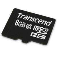 Transcend Premium microSDHC-kaart Industrial 8 GB Class 10 - thumbnail