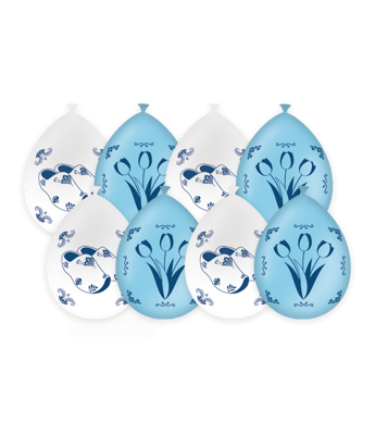 Ballonnen Delftsblauw (8st)