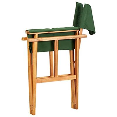 Regisseursstoelen 2 st massief acaciahout groen