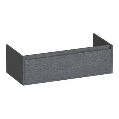 Brauer Hope - Onderkast - 100 cm - met 1 Softclose Lade Greeploos en 1 Sifon Uitsparing - Timber Grey