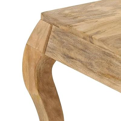 VidaXL Salontafel 80x80x40 cm massief mangohout