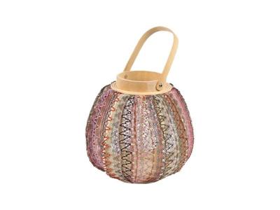 Lantaarn julie paars l, 33x31 cm Buitengewoon de Boet - Buitengewoon de boet