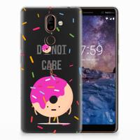 Nokia 7 Plus | Siliconen Case | Donut Roze - thumbnail