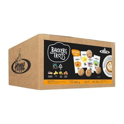 Hoppe koekjes Bakkers Trots Fairtrade, doos van 120 stuks
