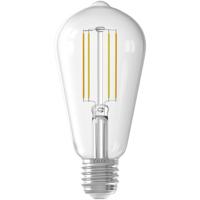 CALEX - LED Lamp - Smart LED ST64 - E27 Fitting - Dimbaar - 7W - Aanpasbare Kleur CCT - Transparant Helder - thumbnail