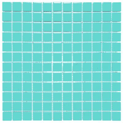 Mozaïek Barcelona 30x30 cm Geglazuurd Porselein Glanzend Blauw The Mosaic Factory