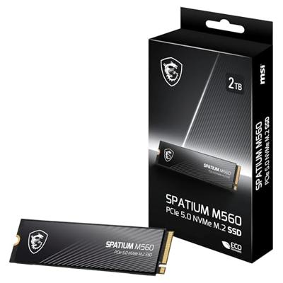 MSI SPATIUM M560 PCIe 5.0 NVMe M.2 2TB MSI SPATIUM M560 PCIe 5.0 NVMe M.2 2TB