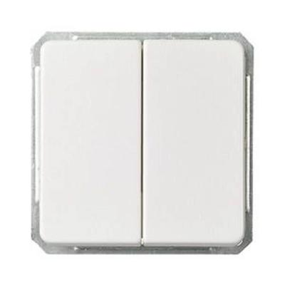 ELSO dubbele wisselschakelaar 221664 16A zuiver wit 1 stuk(s)