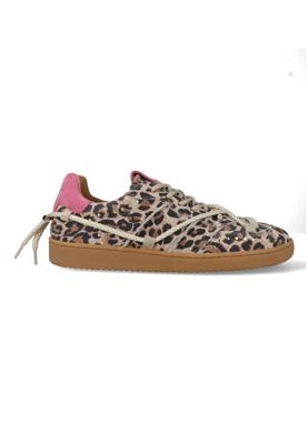 DWRS Poona Studs Leopard B11928-02-8628 Beige / Roze-40 maat 40