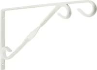 Nature muurhaak wit 30 cm - thumbnail