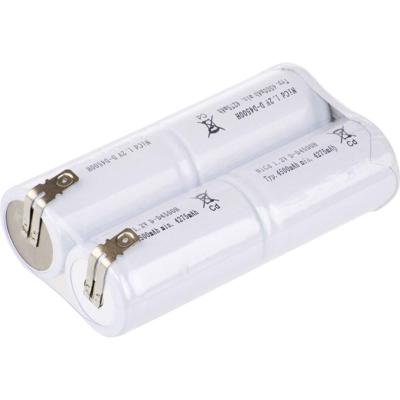 Mexcel Inline L2x2 Accupack Aantal cellen: 4 Batterijgrootte: D (mono) Geschikt voor hoge temperaturen, U-soldeerlip, Flat-top NiCd 4.8 V 4000 mAh