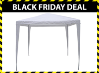 Partytent 3 x 3 m Waterdicht - Stalen Frame met Kunststof Verbindingen - thumbnail