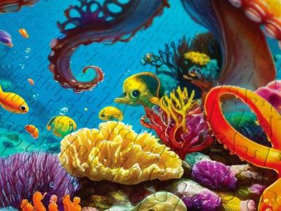 Cute Octopus Puzzel 1000 Stukjes