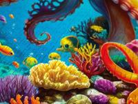 Cute Octopus Puzzel 1000 Stukjes - thumbnail