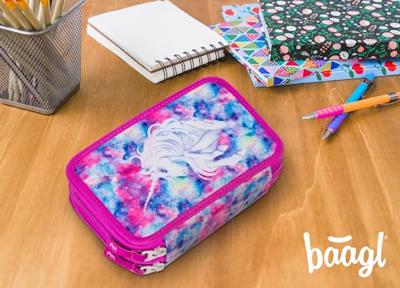 Baagl Luxe Etui - Pennenzak Unicorn 2-ritsen Baagl Luxe Etui - Pennenzak Unicorn 2-ritsen