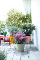 Elho Pot+wiel loft urban d40cm groen - thumbnail