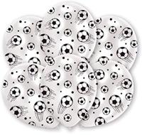 Basic Voetbal ballonnen 27.5 cm 6 stuks - thumbnail