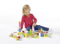 Eichhorn houten blokken in emmer, 50st. - thumbnail