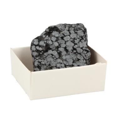 Ruwe Obsidiaan Sneeuwvlok Edelsteen ca. 4 cm