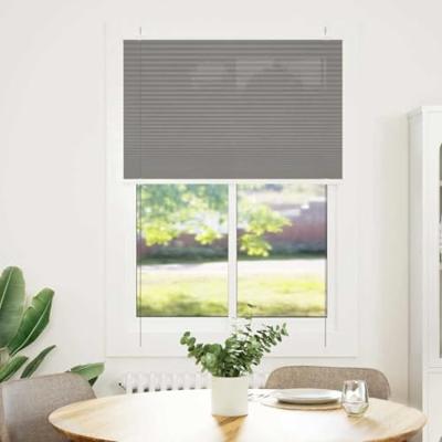 VidaXL Plissé rolgordijn 95x150 cm stofbreedte 94,4 cm antraciet