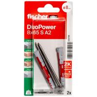 Fischer 543796 DuoPower 8 x 65 S A2 K NV Deuvelset 65 mm 8 mm 1 set(s) - thumbnail