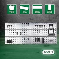 raaco 109642 Gatenpaneel voor gereedschapshaken 2x + 28 clips (b x h x d) 1040 x 440 x 11 mm 1 stuk(s) - thumbnail