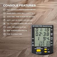 Fluid Rower Apollo Plus Black | Roeitrainer - thumbnail