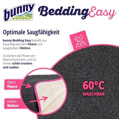 BUNNY NATURE BUNNYBEDDING EASY PLASMAT ROZE - thumbnail