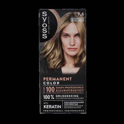 Color baseline 7-6 middle blond 1 Set