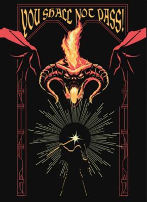 Poster Lord of the Rings - Balrog Glow in the Dark 50x70cm