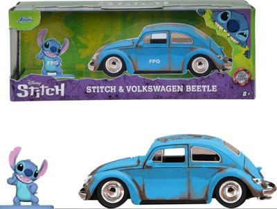 Disney Stitch met Die-Cast Volkswagen Beetle 1:32