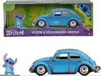 Disney Stitch met Die-Cast Volkswagen Beetle 1:32 - thumbnail