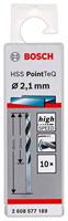 Bosch Accessoires 10X Metaalboor HSS Pointeq 2,1mm - 2608577189 - thumbnail
