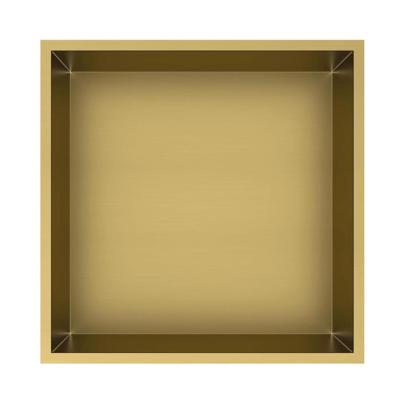 Best Design Inbouwnis Kaya 30.5x30.5x7 cm Mat Goud