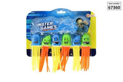 Splash Opduik Octopussen 6 Stuks