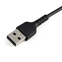 Kabel USB naar Lightning Startech RUSBLTMM30CMB USB A Zwart - thumbnail