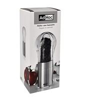 AdHoc Peper of Zoutmolen Eddi - Geborsteld - Rvs/Acrilaat - Ø 6 x 15,5 cm - Zilverkleurig - thumbnail