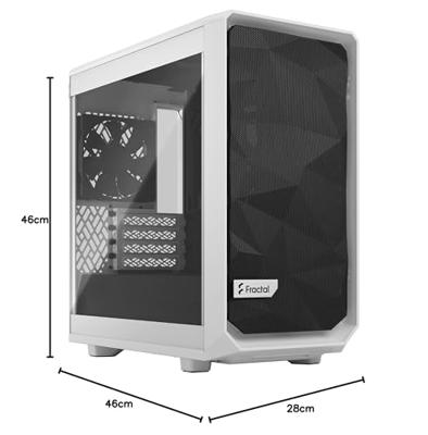 Fractal Design Meshify 2 Mini White TG Clear Tint